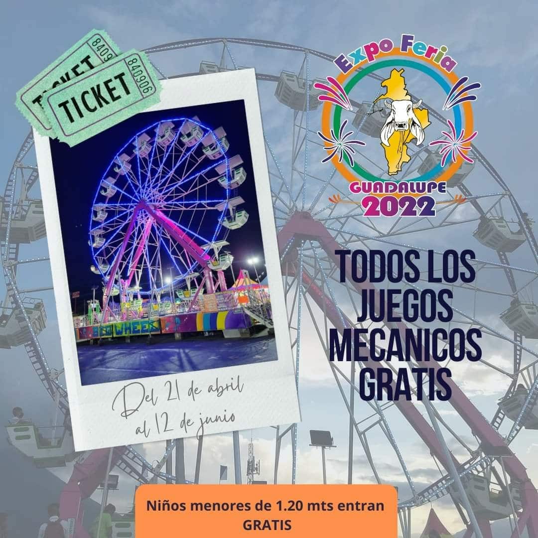 Este es el anuncio del regreso de la Expo Feria de Guadalupe para este 2022